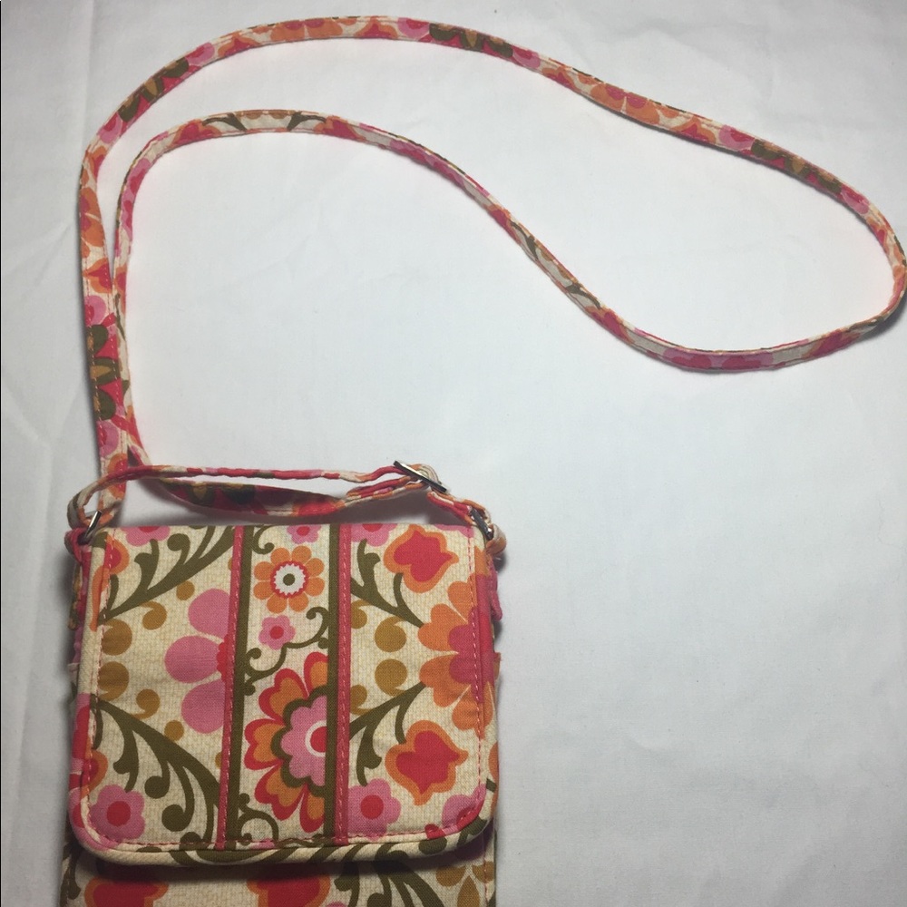 Vera Bradley cross Body trifold bag folkloric